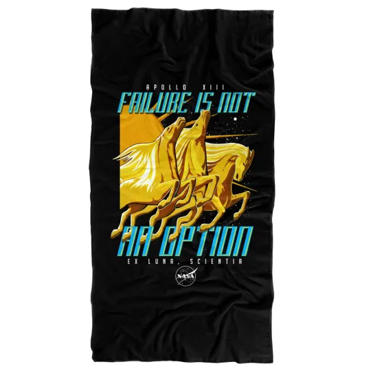 NASA Apollo 13 Horses Officially Licensed Beach Towel 30"x60"