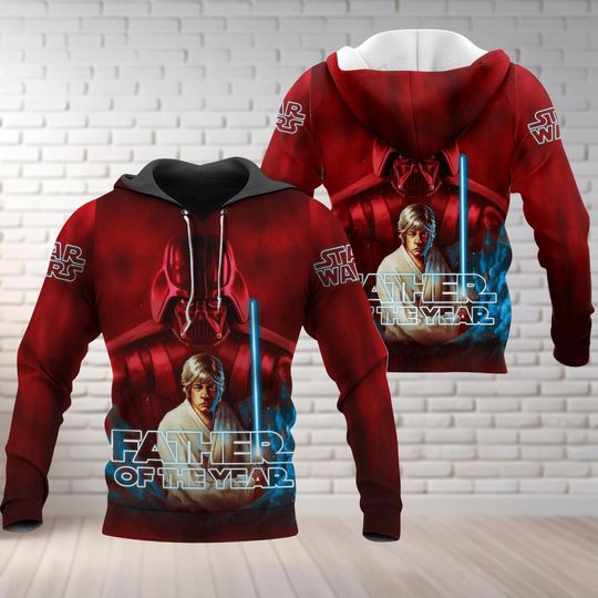 Star Wars Darth Vader Father Of The Year Hoodie, Galaxy's Edge Shirt, Anakin Skywalker Sweatshirt, Disney Movie Tee, Star Wars Gifts