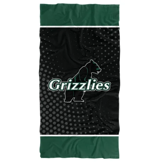 Adams State University Beach Towel/Bath Towel, 30"x60" Radial Dots