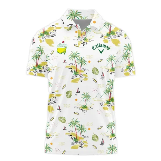 Callaway Landscape With Palm Trees Beach And Oceann Masters Tournament Polo Shir