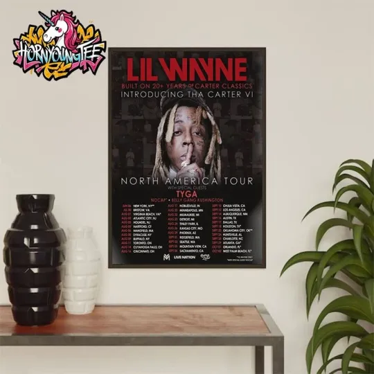 Lil Wayne Tha Carter VI Tour 2025 Tour Dates poster