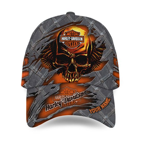 Personalized Harley Motor Racing Davidson Classic Cap Gift