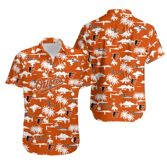 Orioles Hawaiian Shirt Baseball Lovers Aloha Shirt