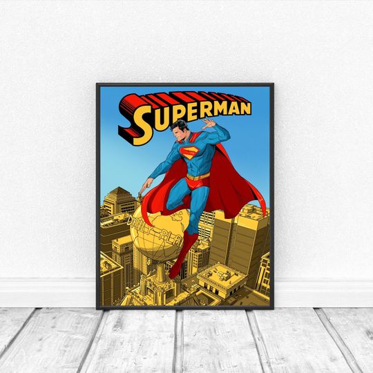 Superman Premium Matte Vertical Poster