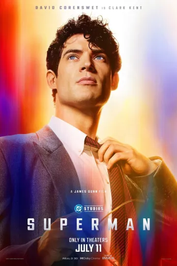 2025 Superman Movie Poster Clark Kent Lois Lane DC David Corenswet