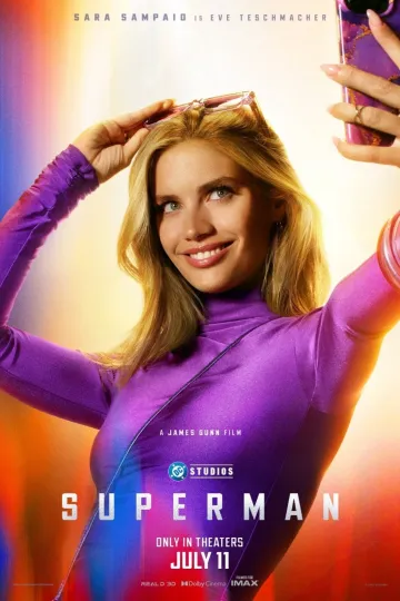 2025 Superman Movie Poster Clark Kent Lois Lane DC David Corenswet