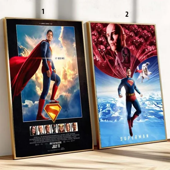 New Superman 2025 Movie Poster