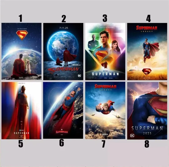 Superman 2025 Movie Premium Matte Poster