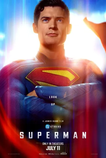 2025 Superman Movie Poster - Clark Kent Lois Lane DC David Corenswet