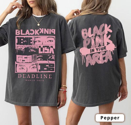 Black Pink World Tour T-Shirt, Black Pink Concert 2025 Tee, Kpop Black Pink Merch, Concert Outfit Shirt