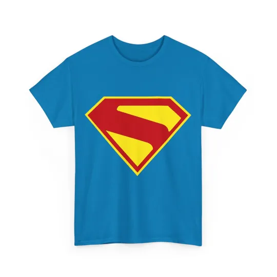 Superman Legacy T-Shirt - 2025 Movie - S Emblem - David Corenswet