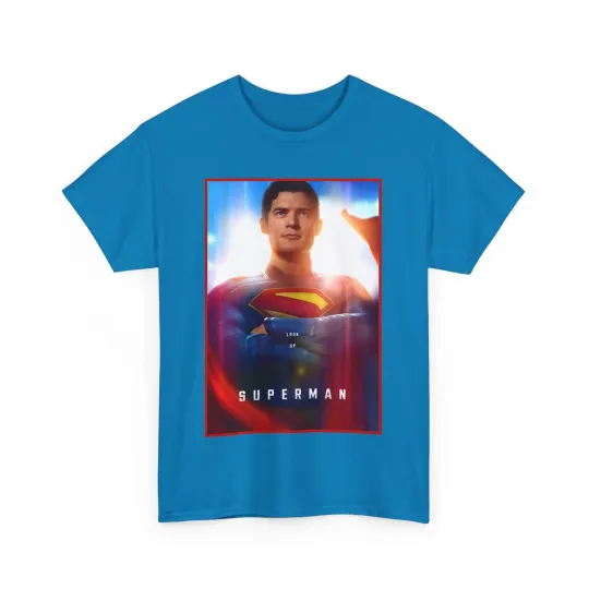 Superman T-Shirt - 2025 Movie Poster - David Corenswet - Man of Steel