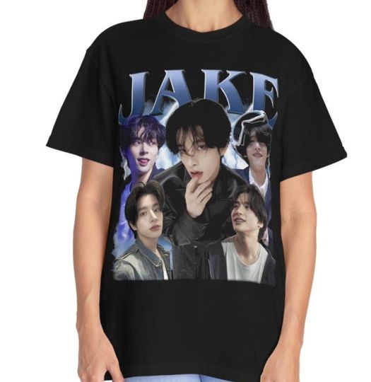 Vintage Jake Enhypen KPop Tshirt, Concert Apparel, Fan Merchandise, Music Lover Gift