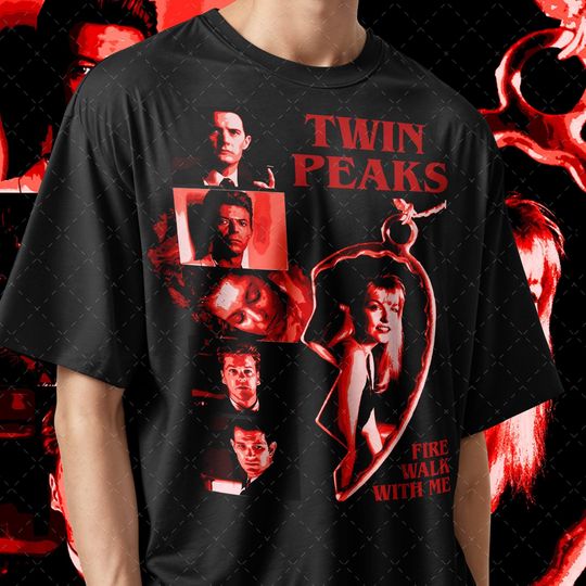 Twin Peaks Shirt - Fire Walk With Me Shirt, David Lynch Shirt, Dale Cooper,Retro Vintage TV Show Shirt, Twin Peaks Tee, 90s Tshirt
