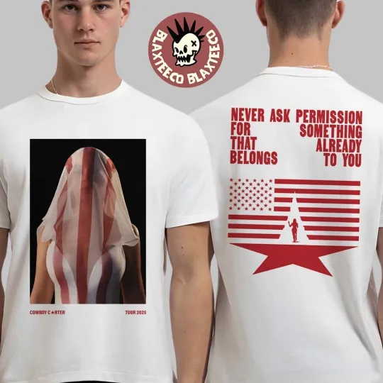 Beyonce Cowboy Carter Tour 2025 Reclamation Tee - White Version