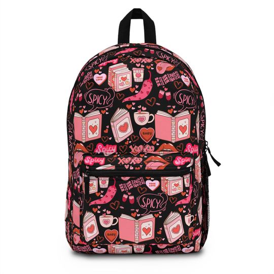 Spicy Romance Book Backpack Cute Gift for Her Book Girl Backpack Smut Book Gift for Romance Reader Cute Book Wife Romance Gift Fanfiction