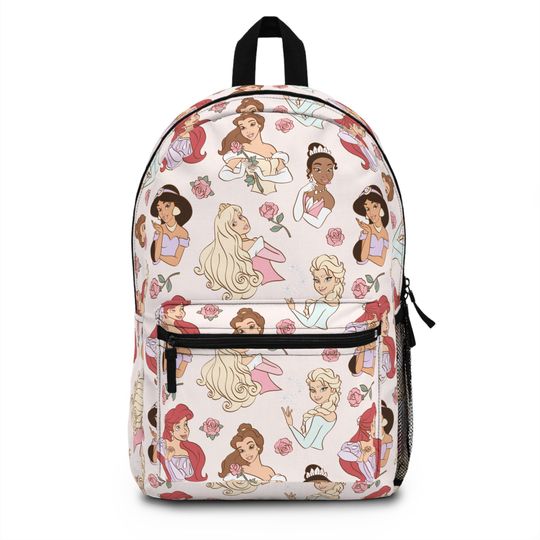 Disney Princess Backpack, Disney Backpack, Back to School Book Bag, Disney Bag, Kids Backpack, Travel Bag, Disney Trip Accessories