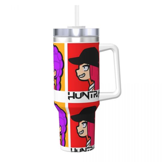KPop Demon Hunters Tumblers 40 oz With Handle,  Gift For Kids, Back To School Gift Idea