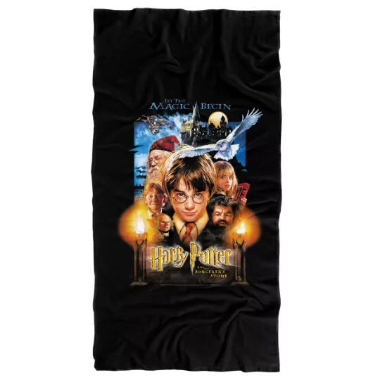 Harry Potter Movie Poster Officially Licensed Beach Towel 30"x60"