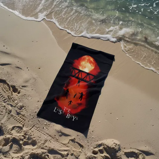 The Lost Boys Towel - Bridge Scene Beach & Pool Towel, Vampire Film Memorabilia