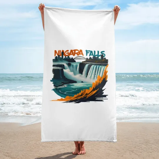 Niagara Falls Towel for Bathroom | Beach Towel