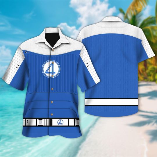 Hero Ben Grimm Thing Hawaiian Shirt - Fantastic Four Halloween Costume Shirt