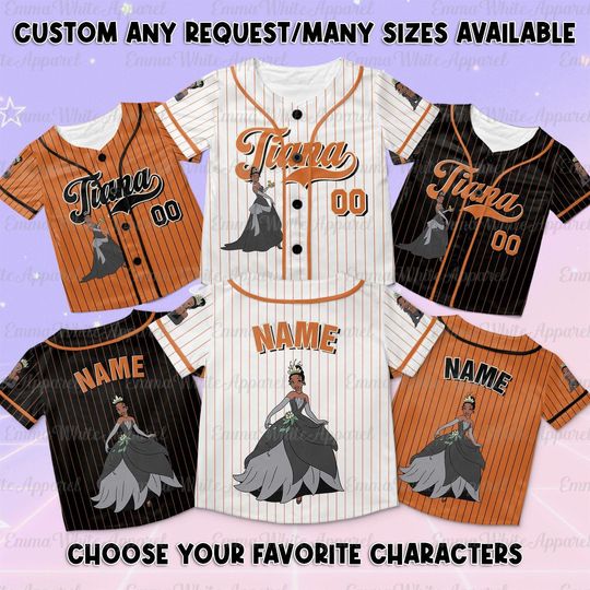 Disney Tiana Halloween Jersey, Disney Princess Bad Girls Outfits, Disneyland Tiana Spooky Shirt, The Princess And The Frog Halloween Shirt