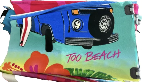 VW KOMBI VAN BATH TOWEL BEACH TOWELS BRAND NEW 70x140cm VOLKSWAGEN RARE AUS