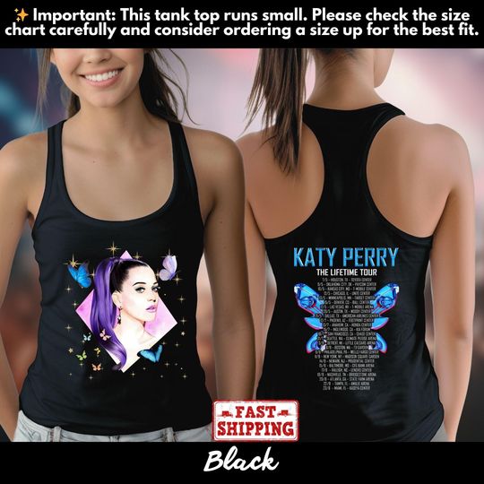 2025 Katy Perry The Lifetime Tour Tank Top, Katy Perry Tank Top, Katy Perry Fan Gift, Katy Perry Merch, Katy Perry Shirt, Katy Perry Concert