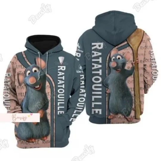 Ratatouille Remy Mouse 3D HOODIE Best Price All Over Print Father Day Gift