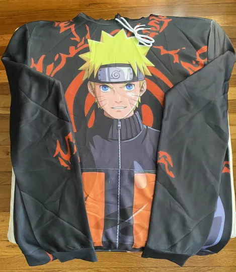 Narutoo Light Weight 3-D Sweatshirt Medium￼ Brand New In Bag￼