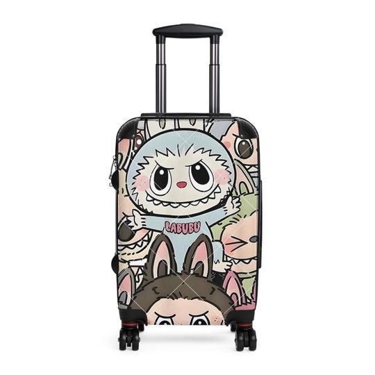 Labubu Summer Essentials Cute Whimsical Travel Suitcase