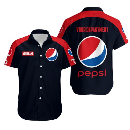 Pepsi Hawaiian Shirt, Pepsi Fan, Summer aloha vacaion Shirt