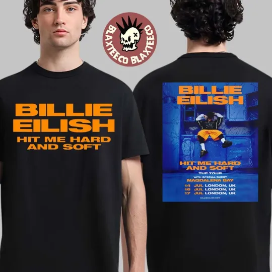 Billie Eilish Hit Me Hard And Soft Tour 2025 London T-Shirt