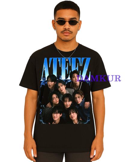 Ateez Shirt, Ateez Vintage TShirt, Ateez Retro 90s Tees, Ateez Bootleg Tee, Ateez Shirt, Treasure Ep.1 Tee, Treasure Ep.2 Shirt, Work