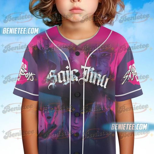 Kpop Demon Hunters Baseball Jersey, Jinu Dark Tee, Huntrix Tee, Sajaboys Jersey, Korean Graphic Shirt