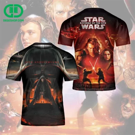 Star Wars 20th Anniversary Revenge of the Sith 3D Shirt