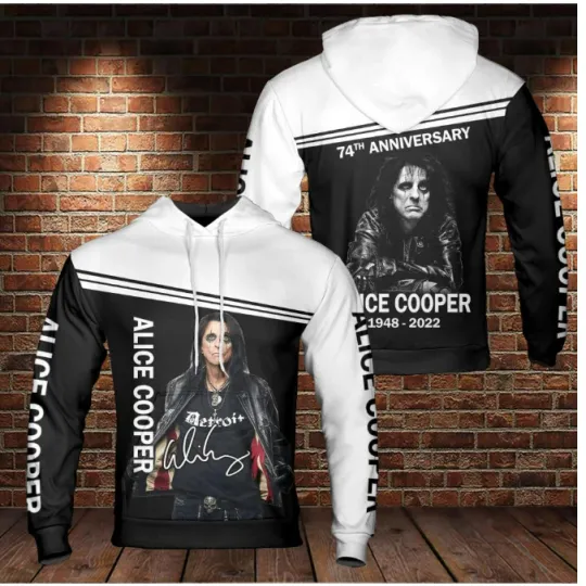 Alice Cooper Full Printed 3D Hoodie All Hoodie 3d - all printed, hot 2025