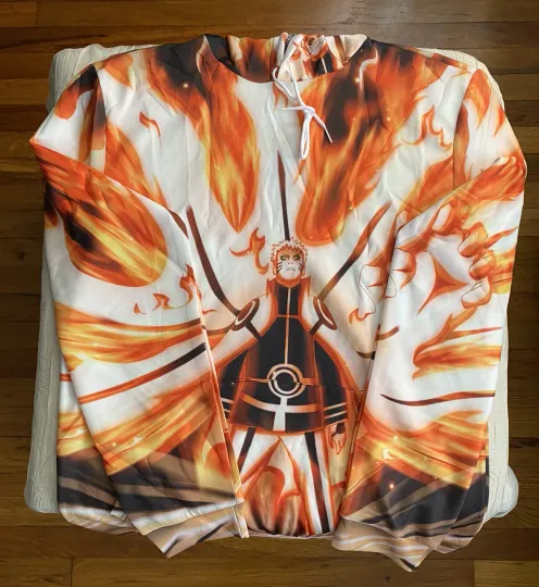 Narutoo Light Weight 3-D Sweatshirt Medium￼￼ Brand New In Bag￼