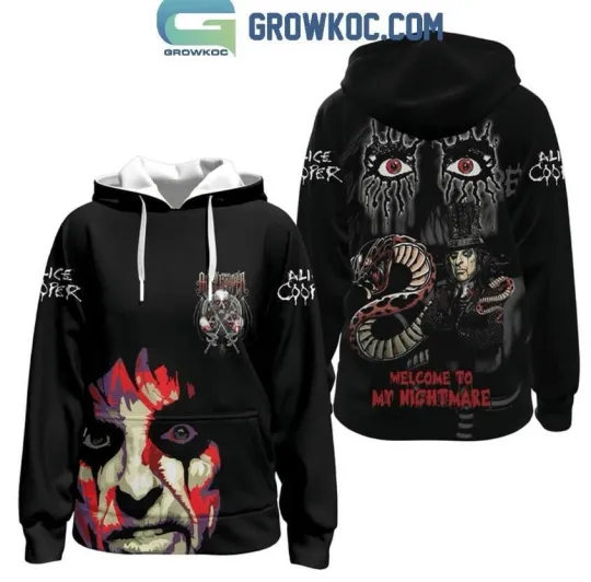 Alice Cooper Welcome To My Nightmare Fan Hoodie 3D new new new