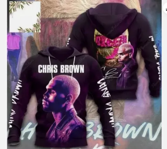 Chris Brown Hoodie Chris Brown 11 11 Tour 2024 Hoodie 3d - all printed
