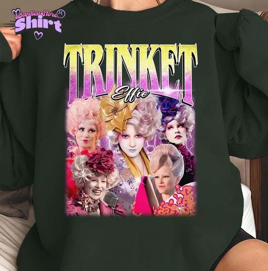Effie Trinket Bootleg Unisex Shirt, Peeta Mellark Fan Tees, Peeta Mellark Retro 90s Sweater, Peeta Mellark Merch Gift