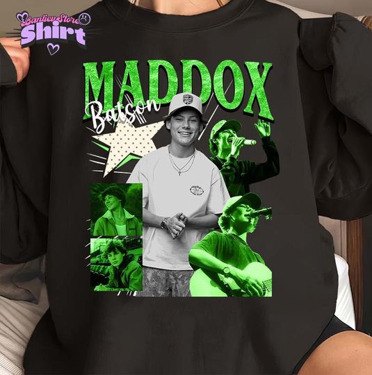 Maddox Batson Tour Vintage Shirt, Maddox Batson Fan Gift, Gift For Her, Retro 90s Maddox Batson Bootleg Shirt