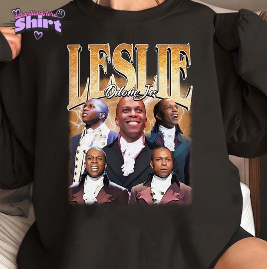 Leslie Odom Jr Bootleg Vintage Shirt, Hamilton Musical Shirt, Hamilton Fan Shirt, Broadway Musical Gift, Theater Lover Top, Drama Club Shirt