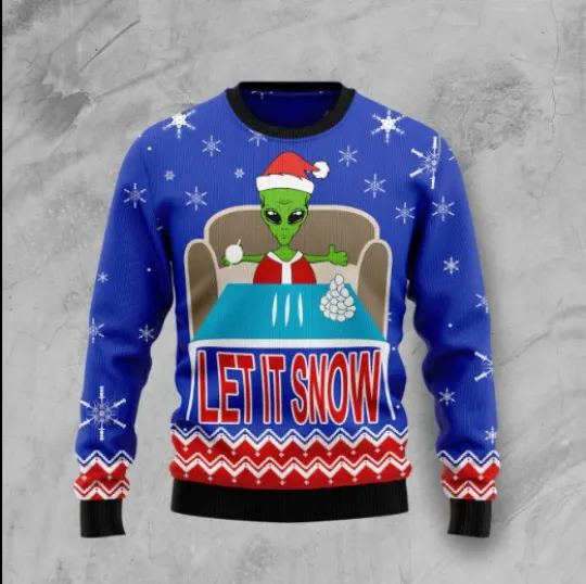 Let It Snow Ugly Christmas Sweater