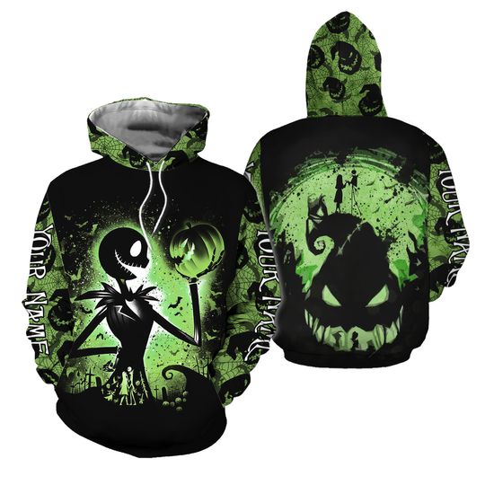 Custom Jack Skellington Hoodie, Nightmare Before Christmas Hoodie