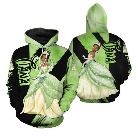 Personalized Disney Tiana 3D HOODIE