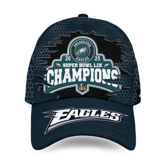 Philadelphia Eagles Super Bowl LIX Champions Special Cap