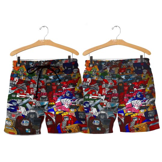 Transformer 80s Colorful Hawaiian Shirt