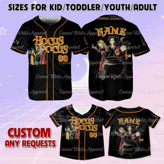 Disney Hocus Pocus Sanderson Sisters Spell On You Jersey, Disney Sanderson Sister Shirt, Winifred Sarah Mary, Disney Hocus Pocus Shirt